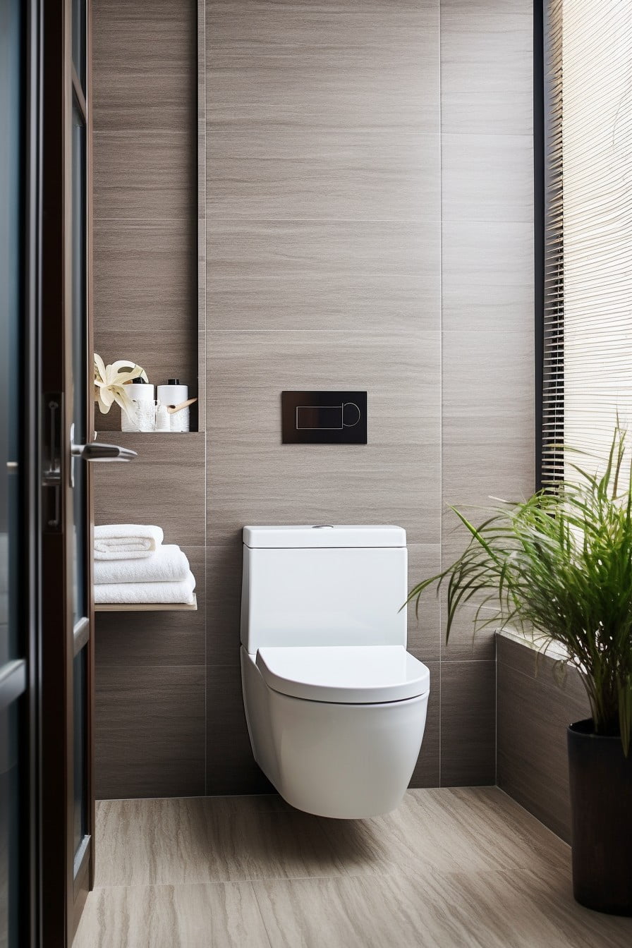 wall mounted toilet