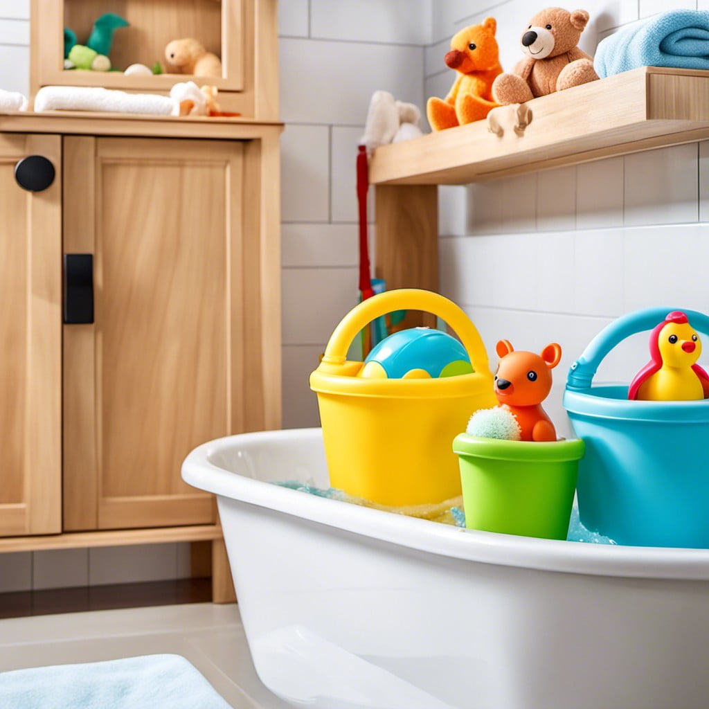 waterproof bath toys storage