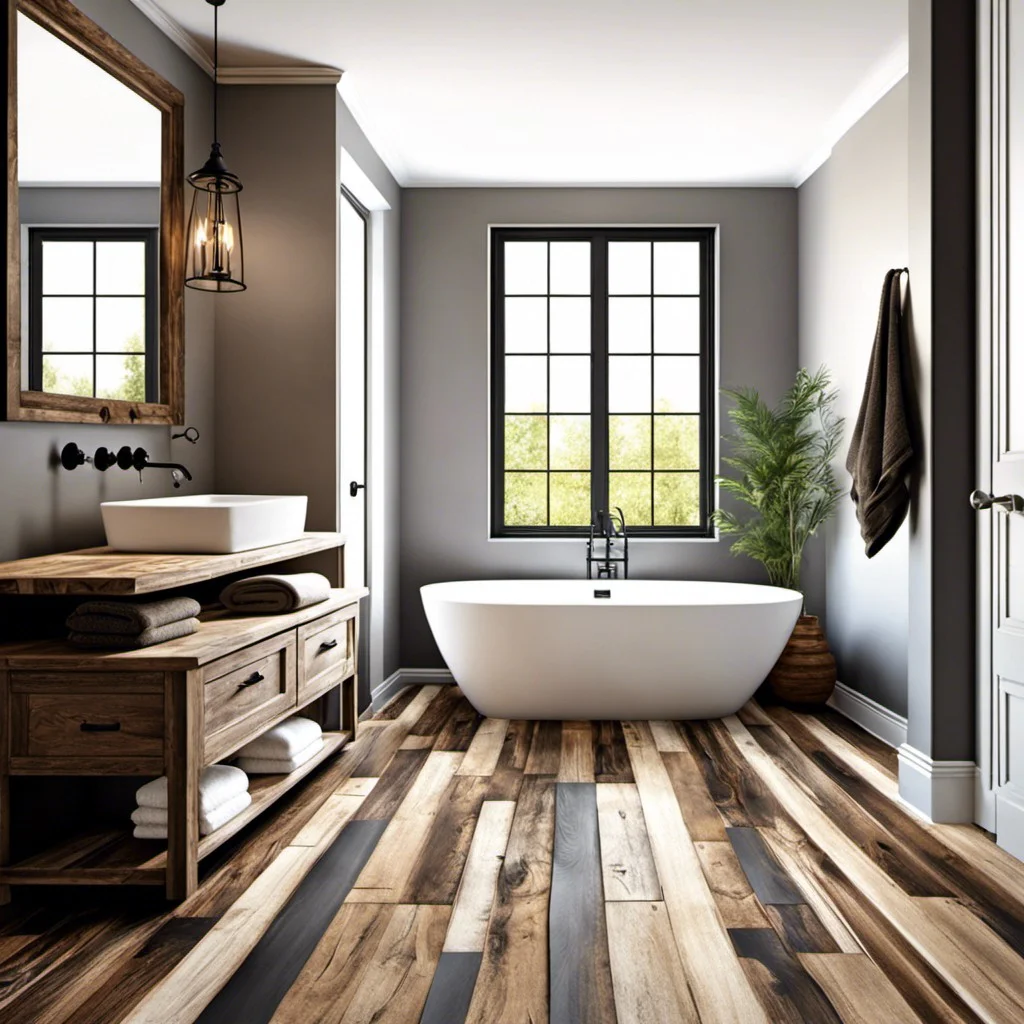 weathered wood flooring