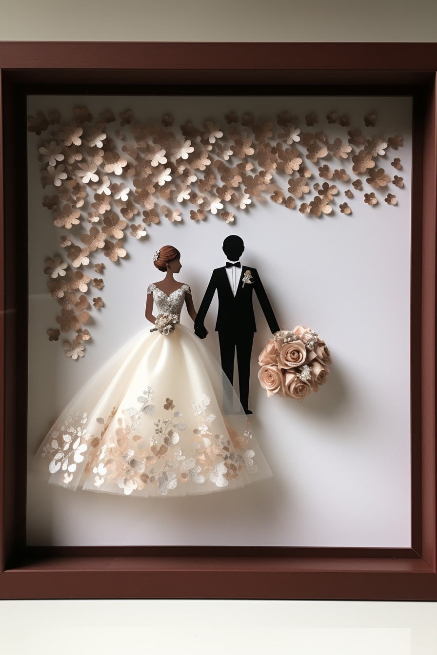 wedding keepsake frame