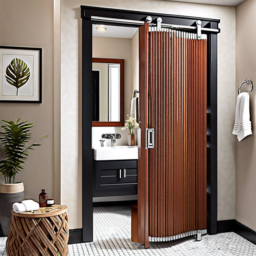 accordion style doors