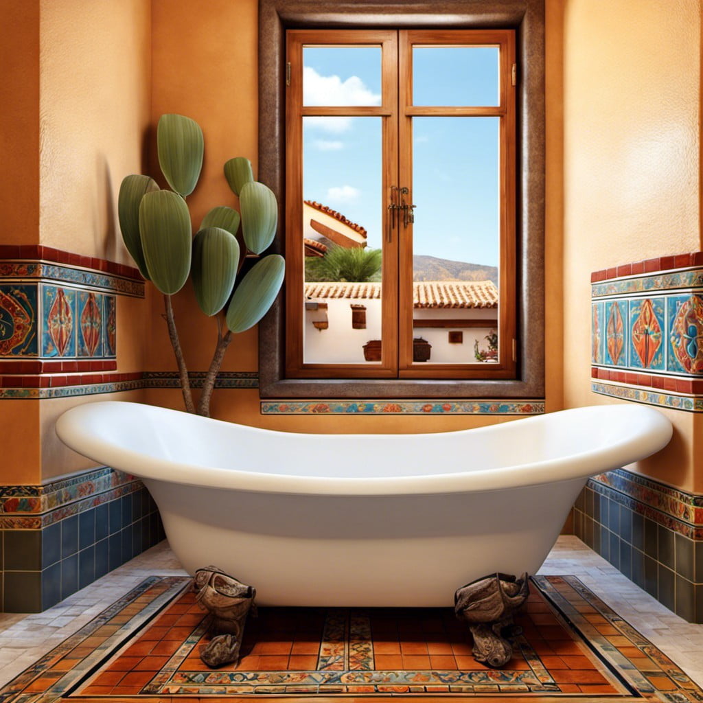 adobe style bathtub