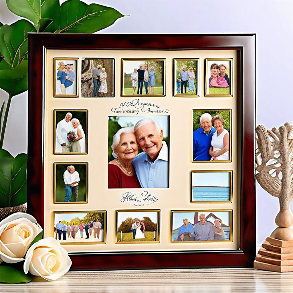 anniversary memory picture frame