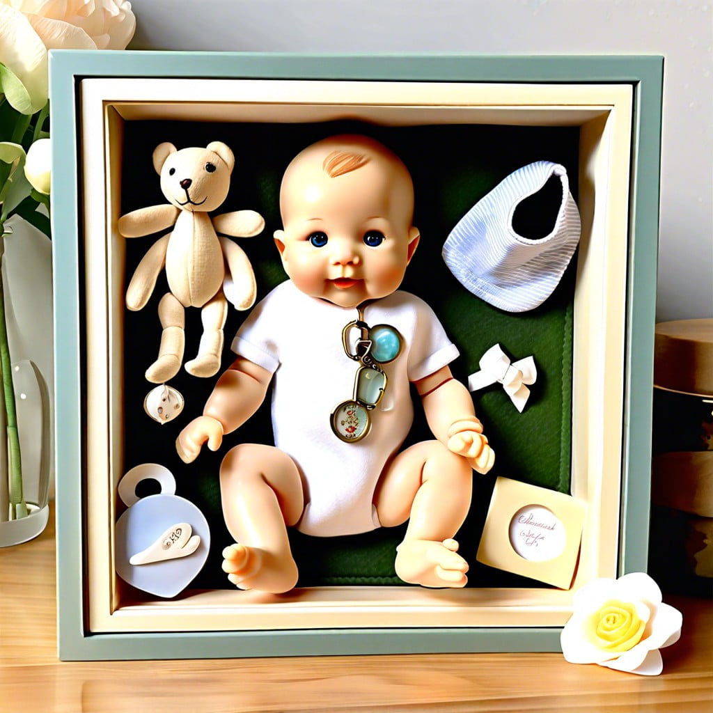 baby keepsake shadow box