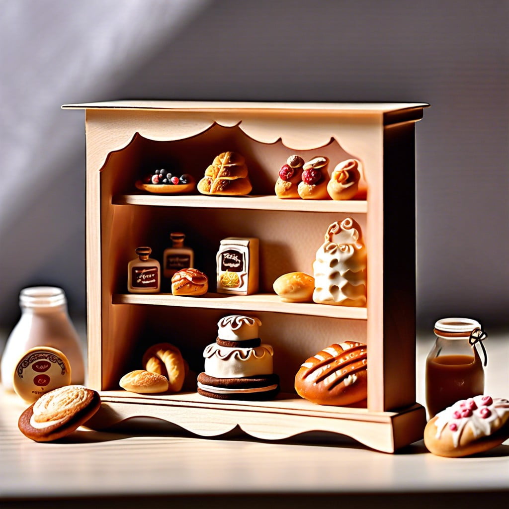 bakery scene shadow box