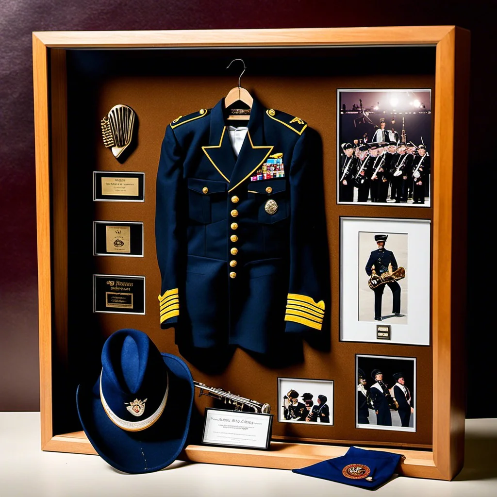 band uniform with concert picks