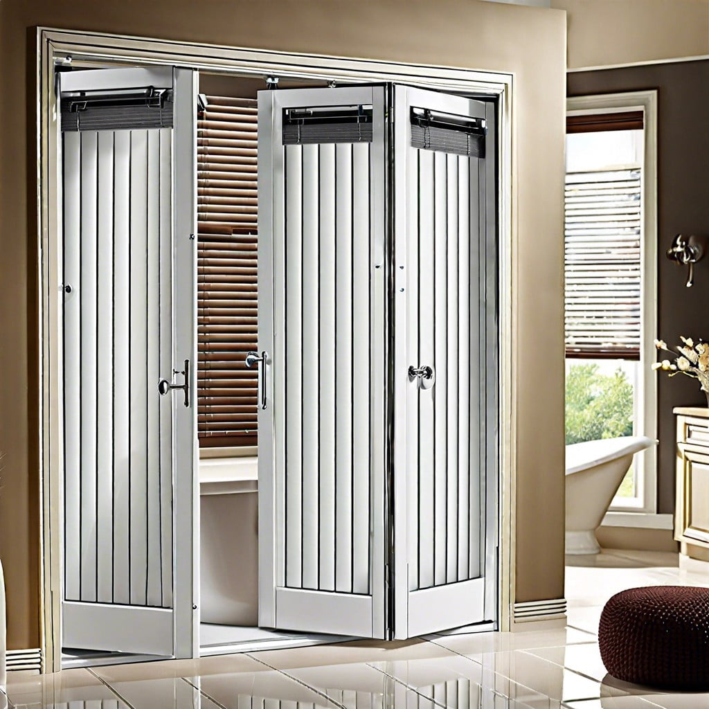 bifold doors with built in blinds