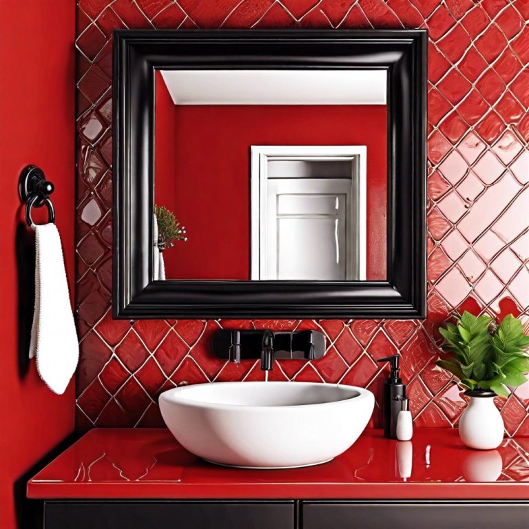 Red Black and White Bathroom Decor Ideas Essential Guide for an