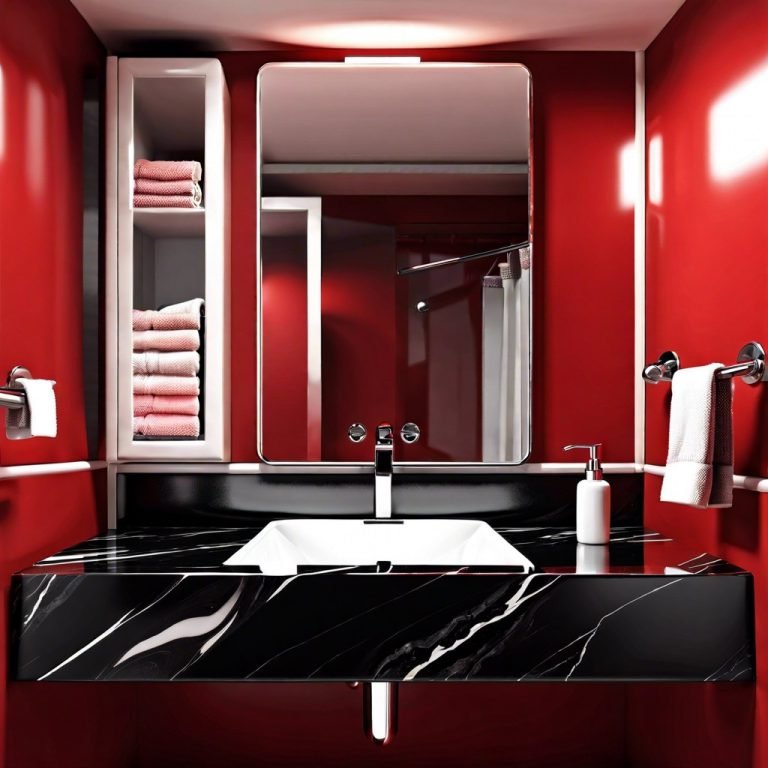 Red Black and White Bathroom Decor Ideas Essential Guide for an