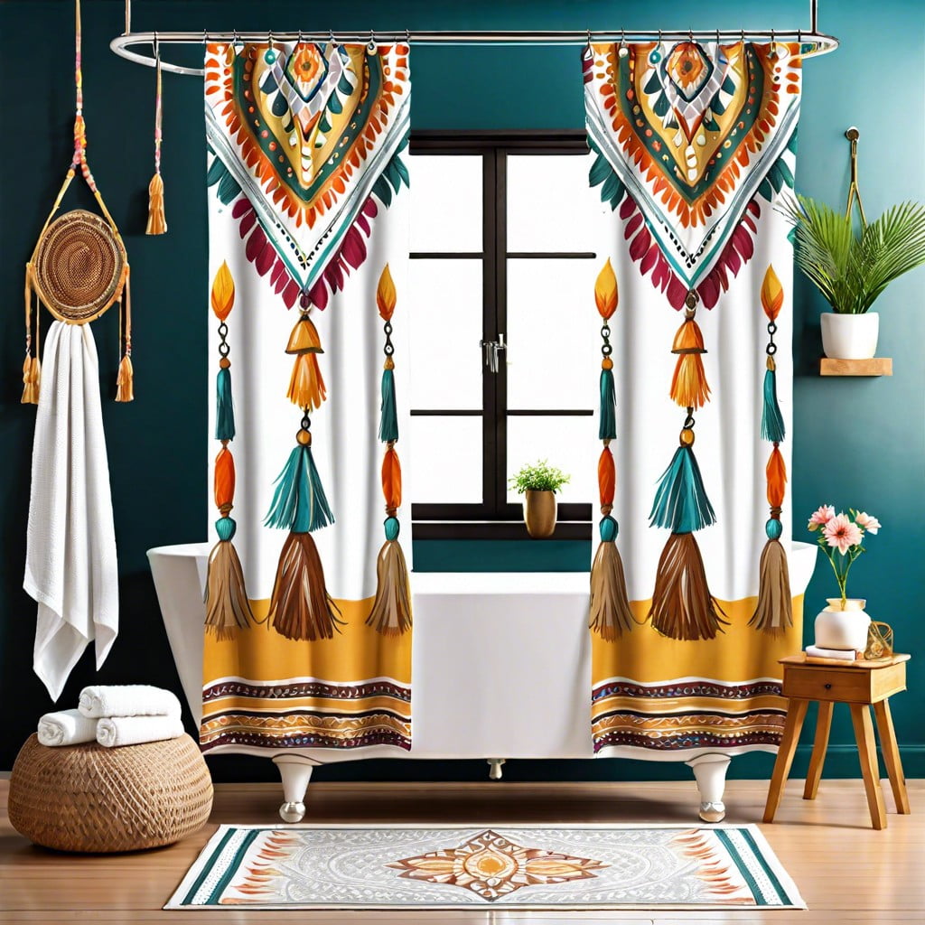 boho chic with tassels design