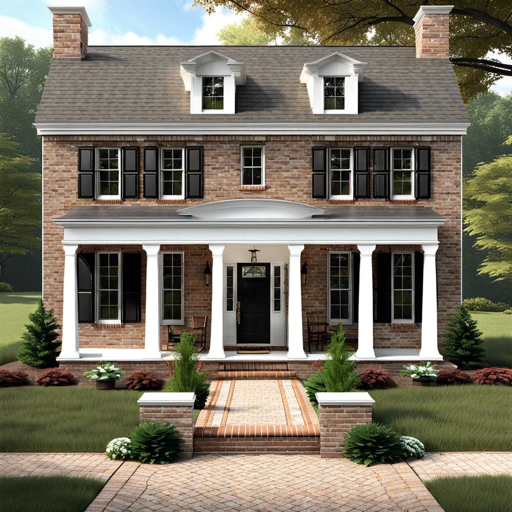 brick or stone exterior finish
