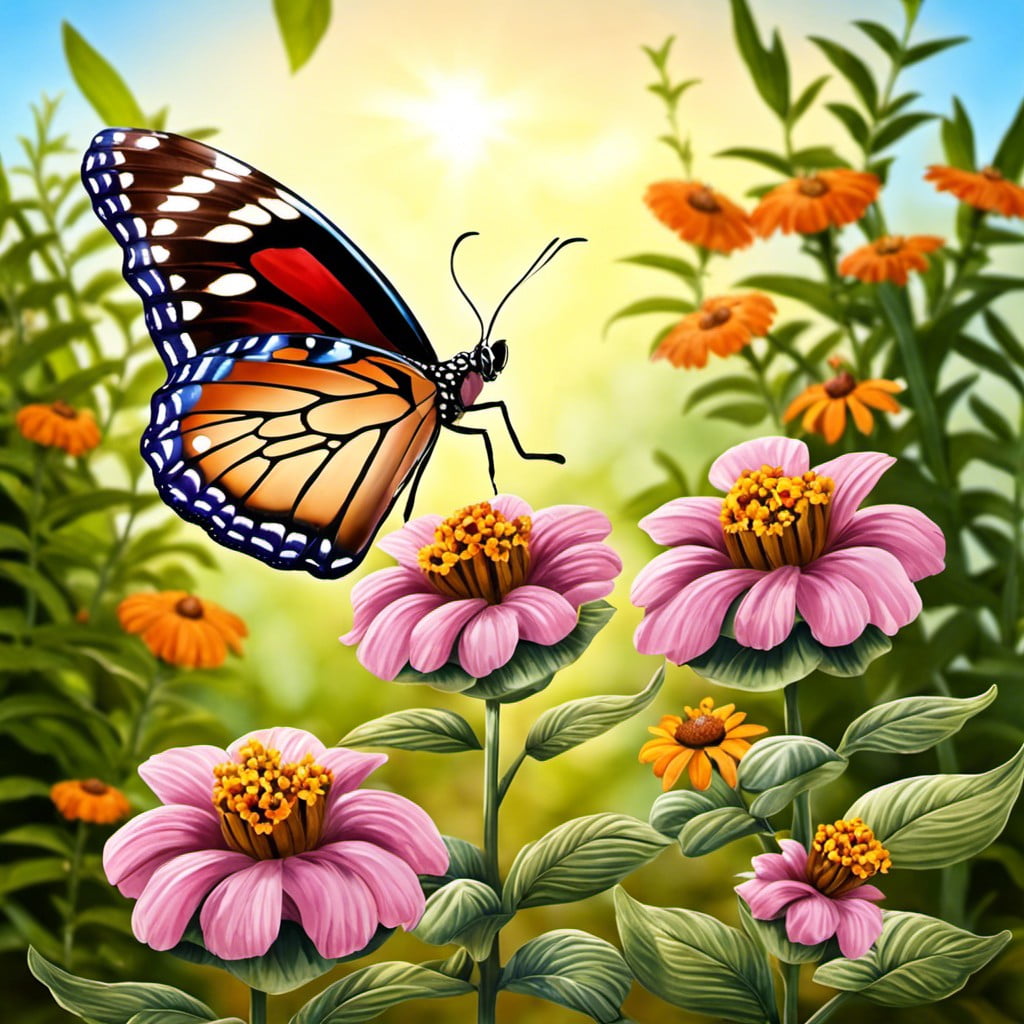 butterfly garden to represent moms freedom