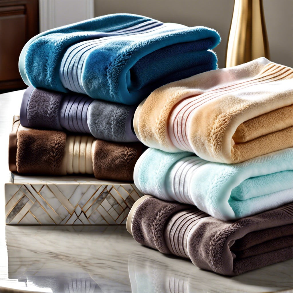 cashmere blend soft hand towels