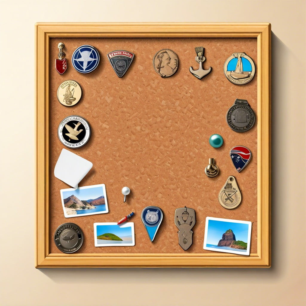 corkboards with pins
