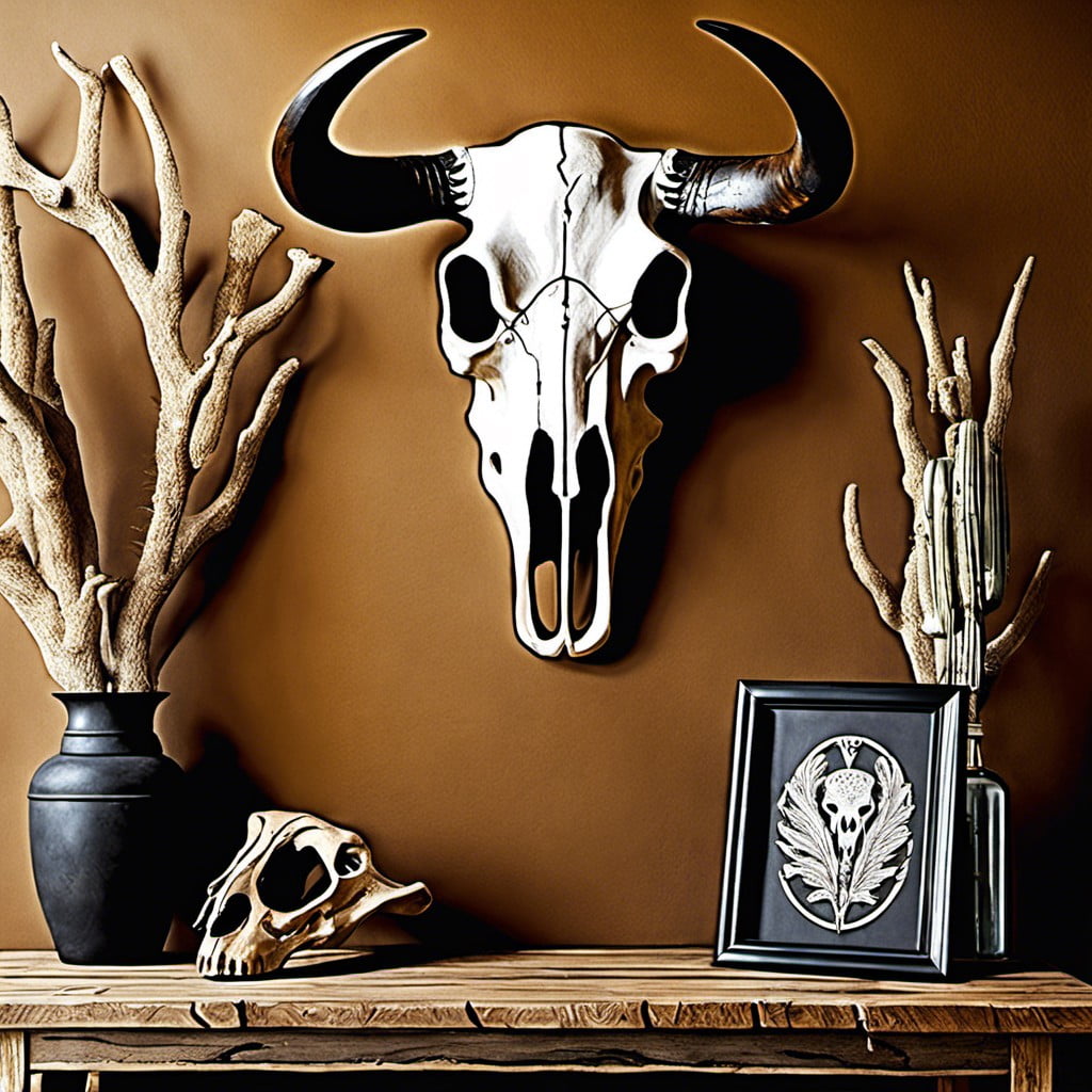 cow skull wall art