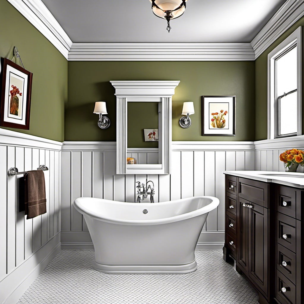 crown molding wainscoting