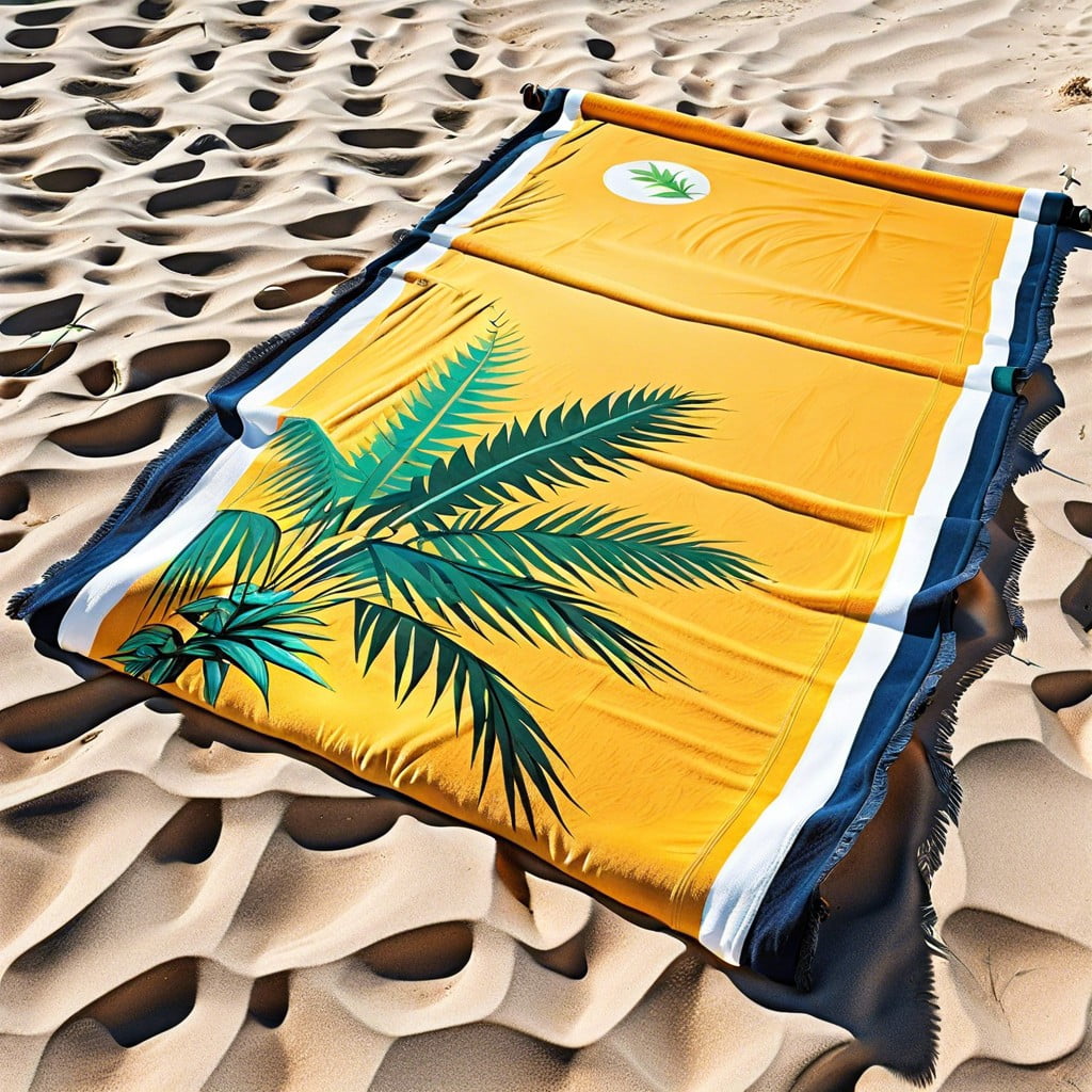 eco friendly bamboo beach towel