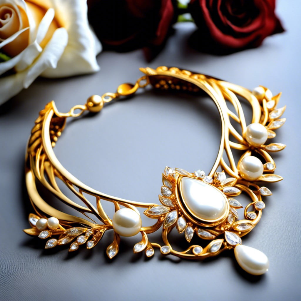 elegant gold torque necklace