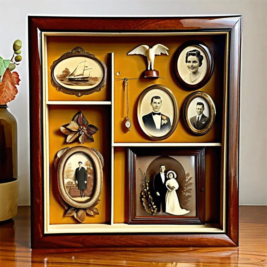 family heirloom shadow box