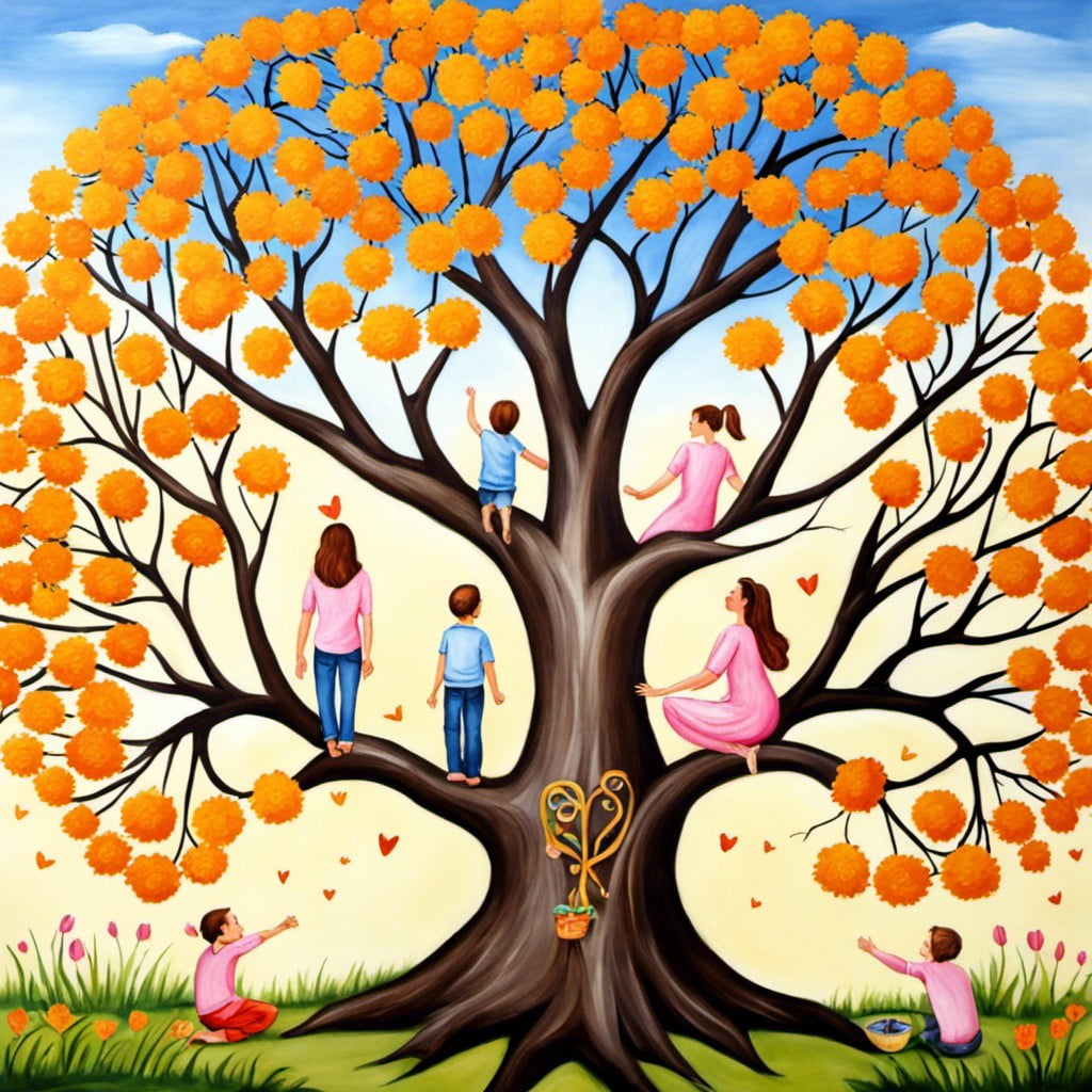 family tree painting