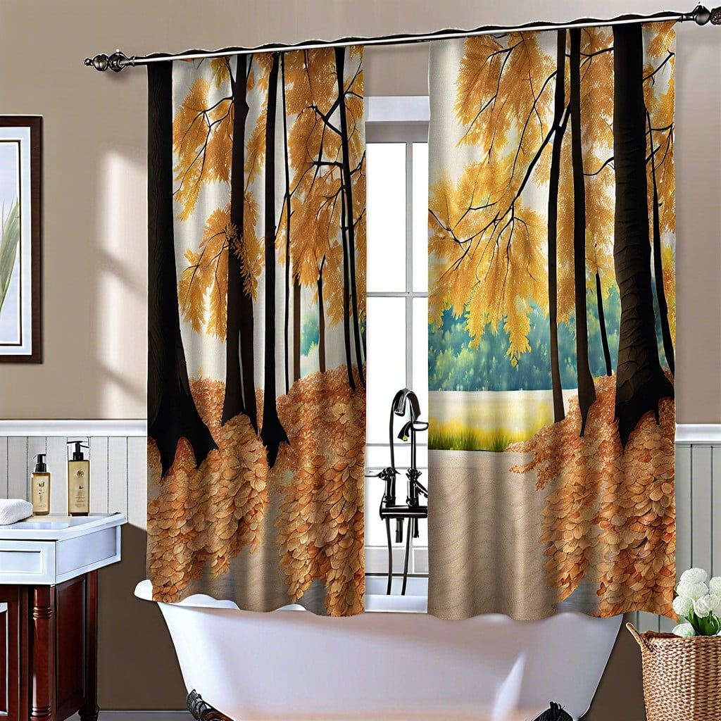 faux linen water repellent curtains