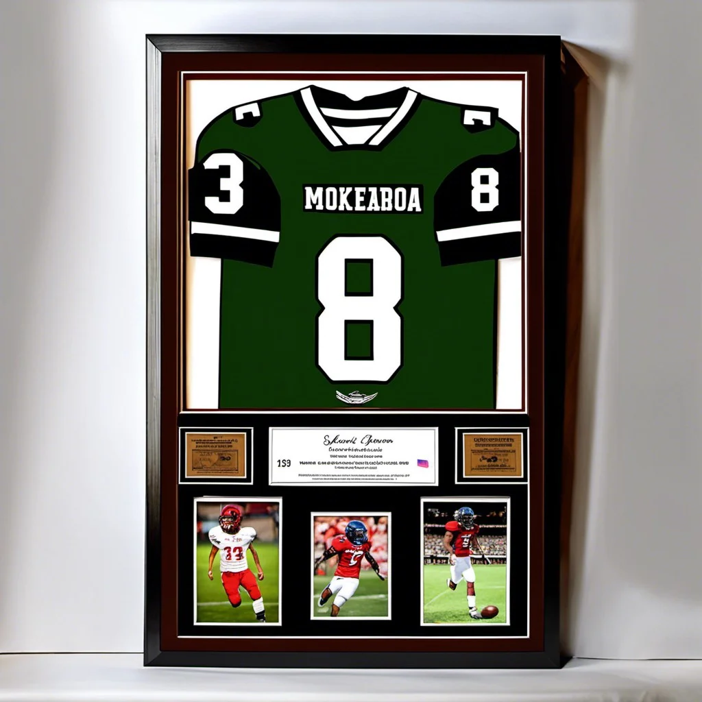 football jersey with tickets and photos