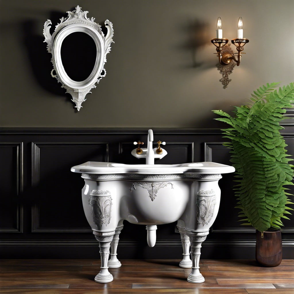 freestanding antique washbasin