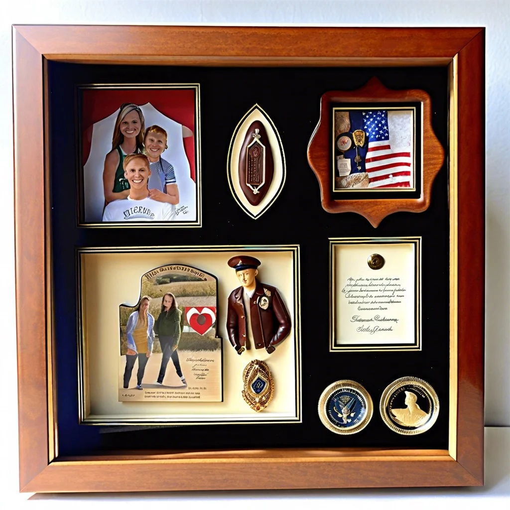 friendship memorabilia shadow box