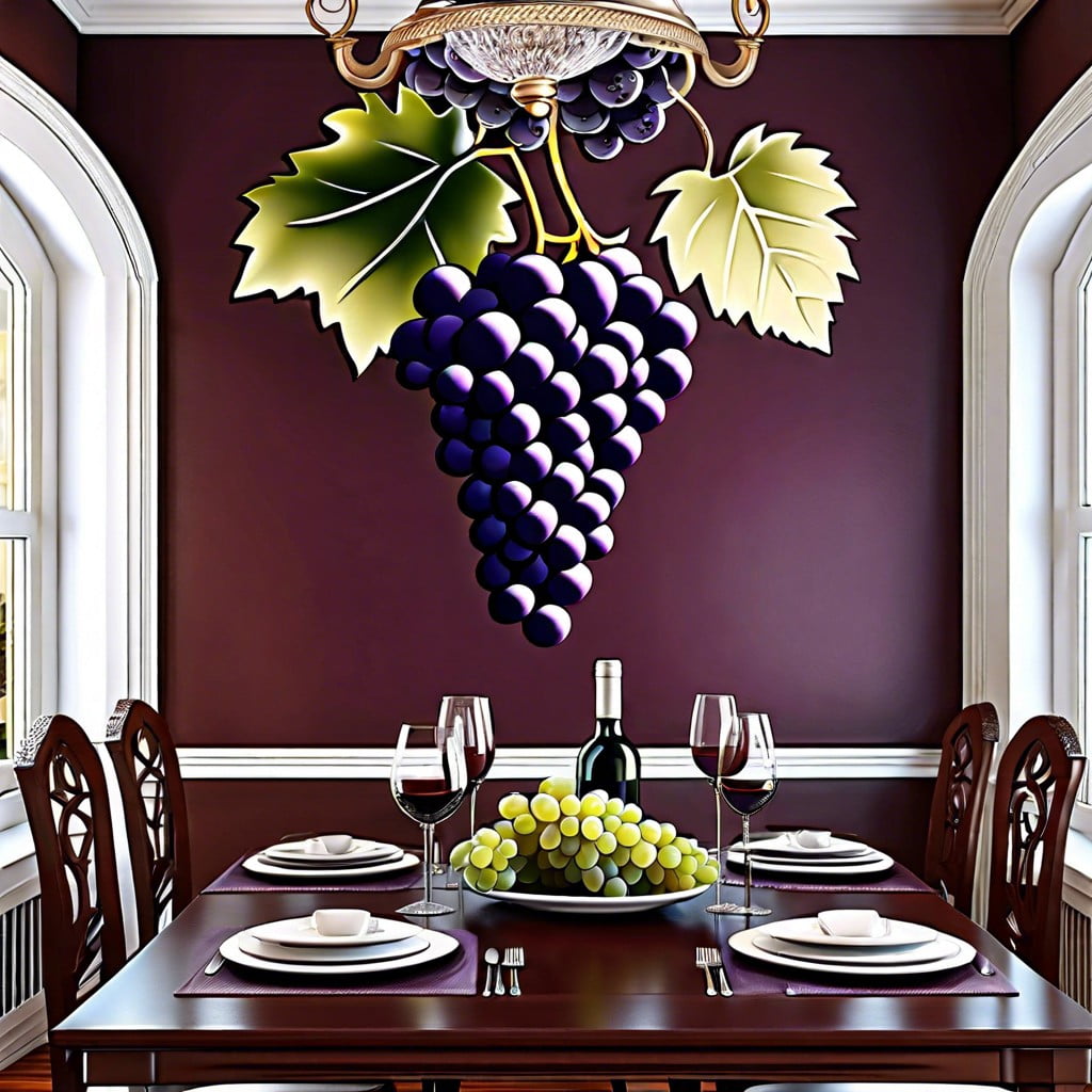 grape cluster decorations