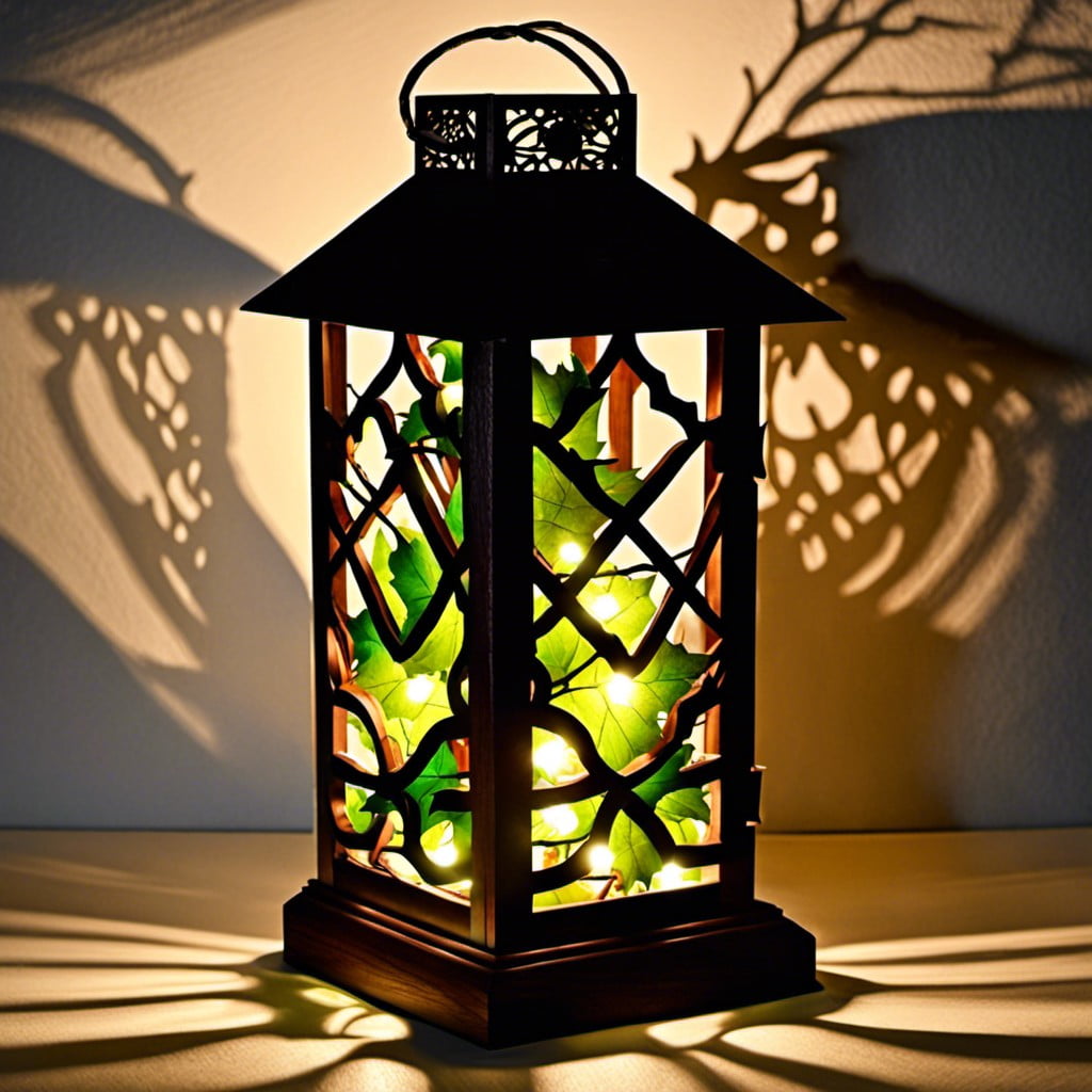 grapevine lantern with led lights