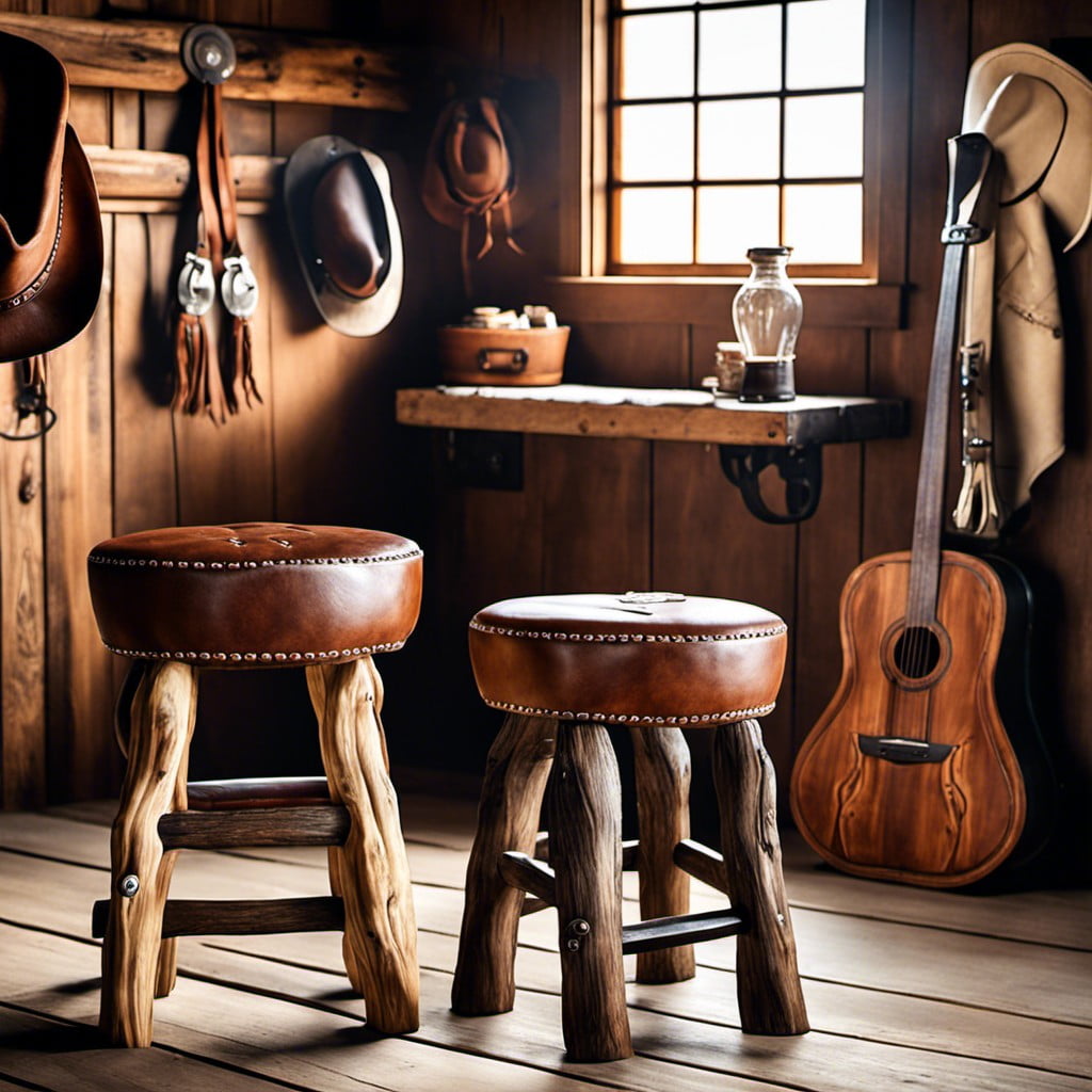 horse saddle stools