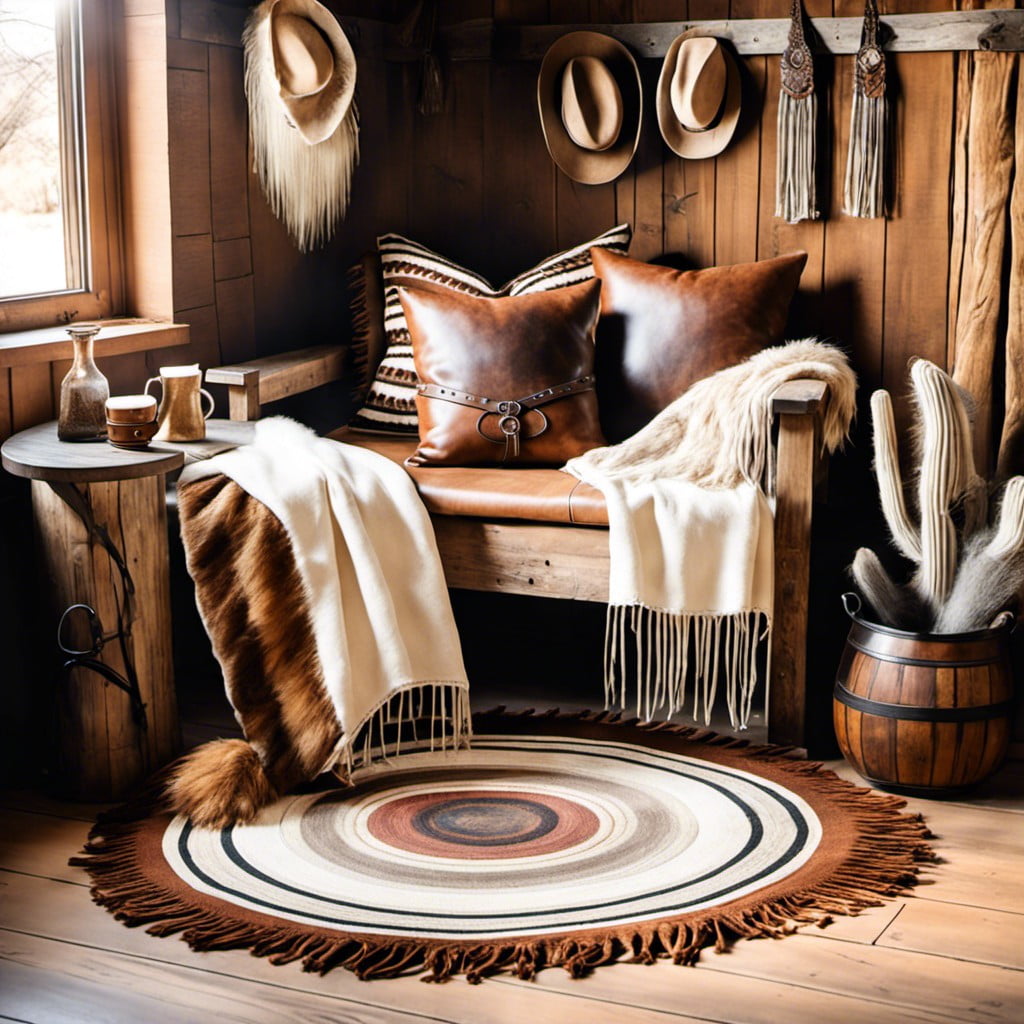horsehair pillows and throws