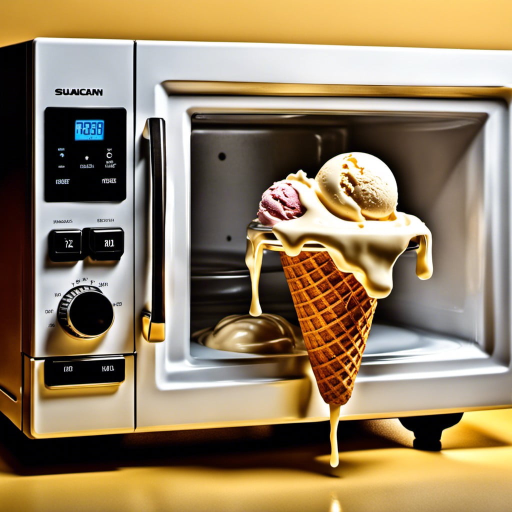 ice cream microwaves