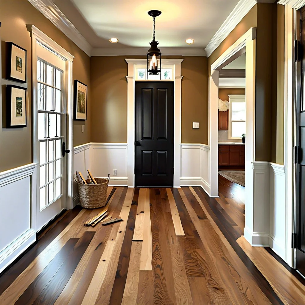 installation of hardwood floors