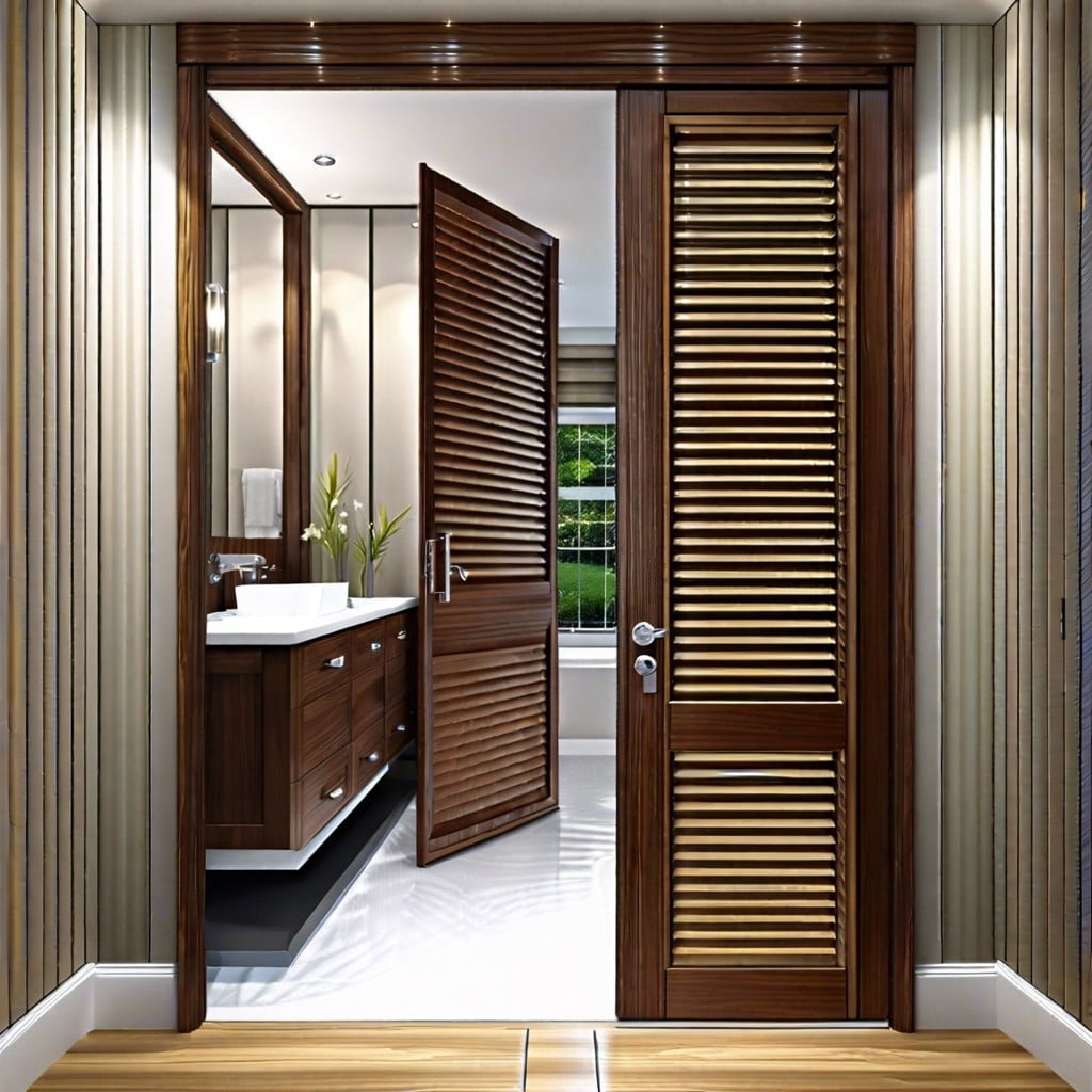 louvered doors for ventilation