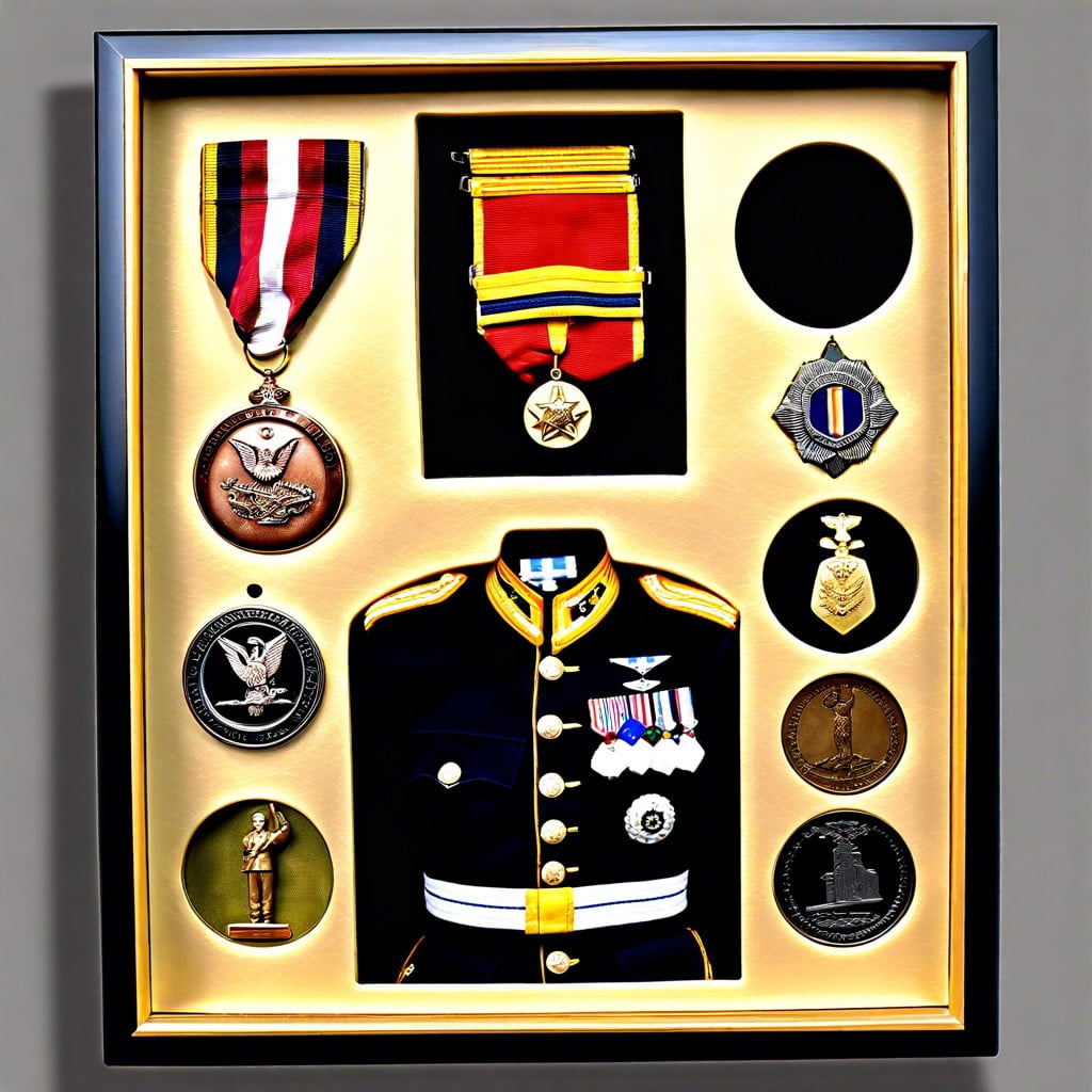 military uniform and medals