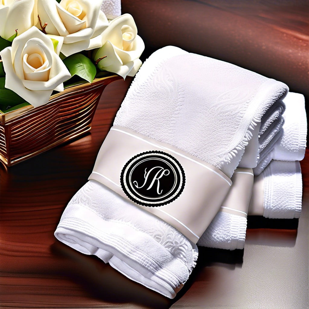 monogrammed hand towels