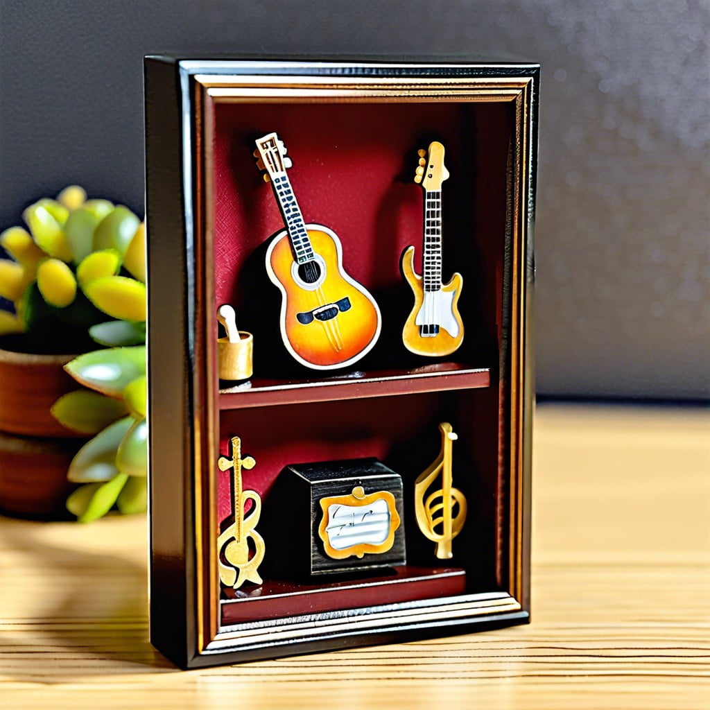 music room shadow box