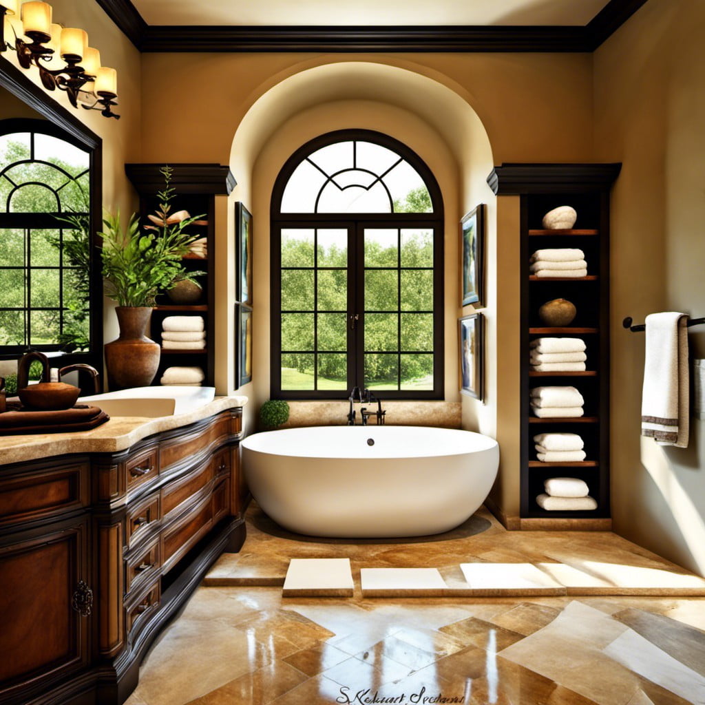 20 Luxurious Tuscan Bathroom Ideas for an Authentic Italian Style Retreat