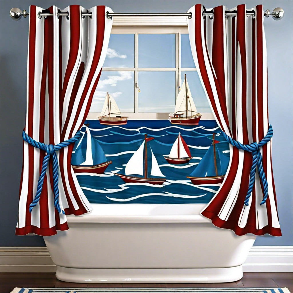 nautical themed curtains