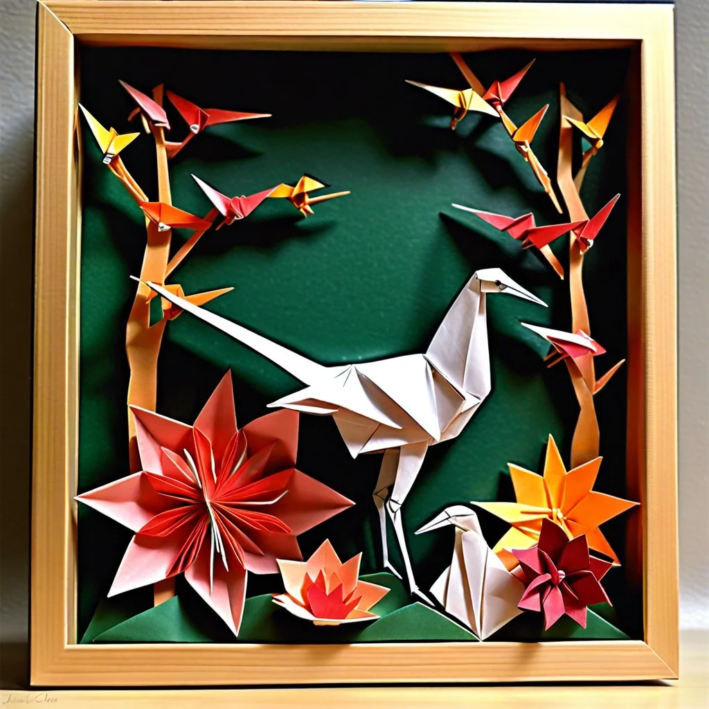 origami shadow box