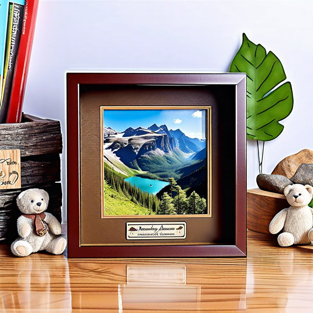 outdoor adventure memorabilia frame