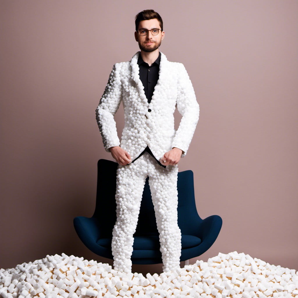 packing peanut suits