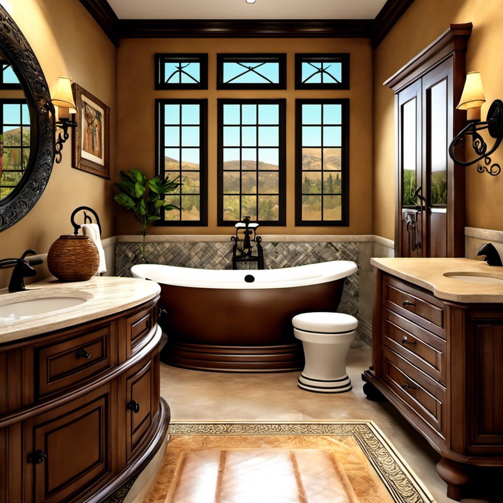 20 Luxurious Tuscan Bathroom Ideas for an Authentic Italian Style Retreat