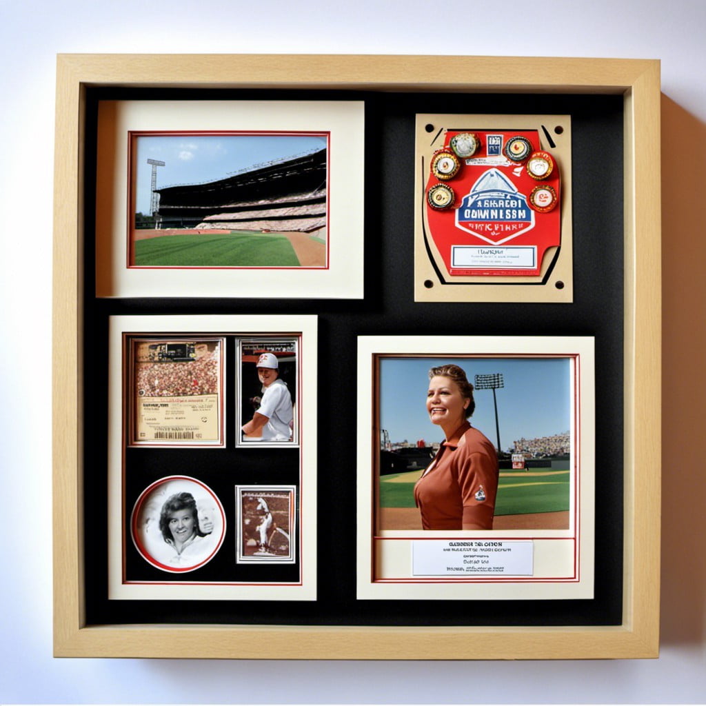 photo and ticket stub combo frame