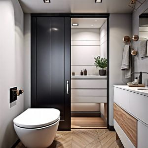 Smallest Bathroom Door Ideas: Comprehensive Guide for Space Saving ...