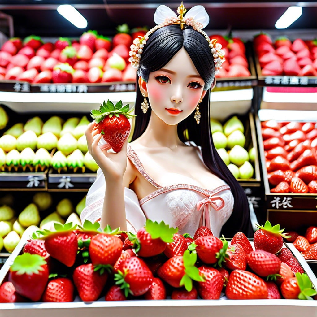 price point and market of bijin hime strawberries