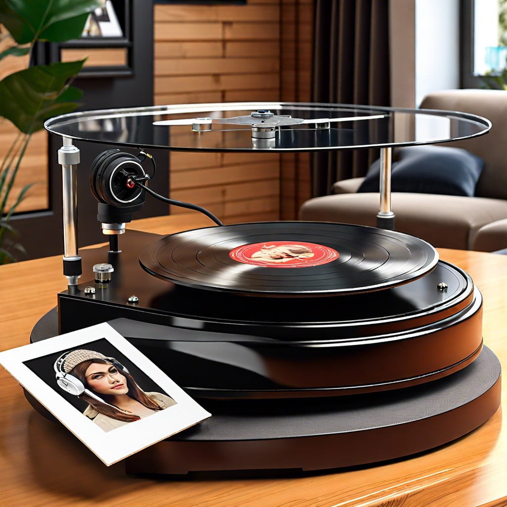 rotating turntable displays