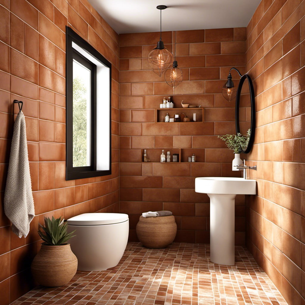 rustic tan terracotta tile