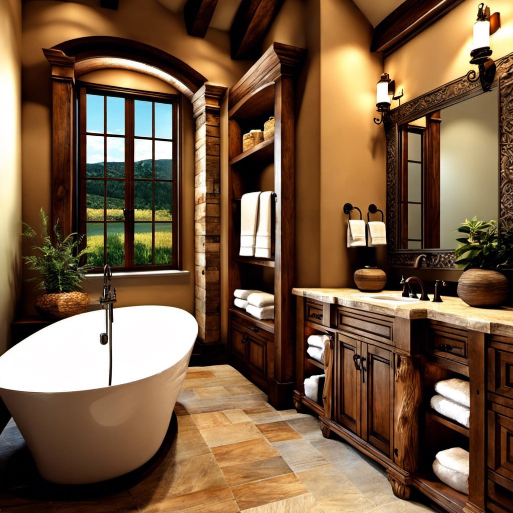 20 Luxurious Tuscan Bathroom Ideas for an Authentic Italian Style Retreat